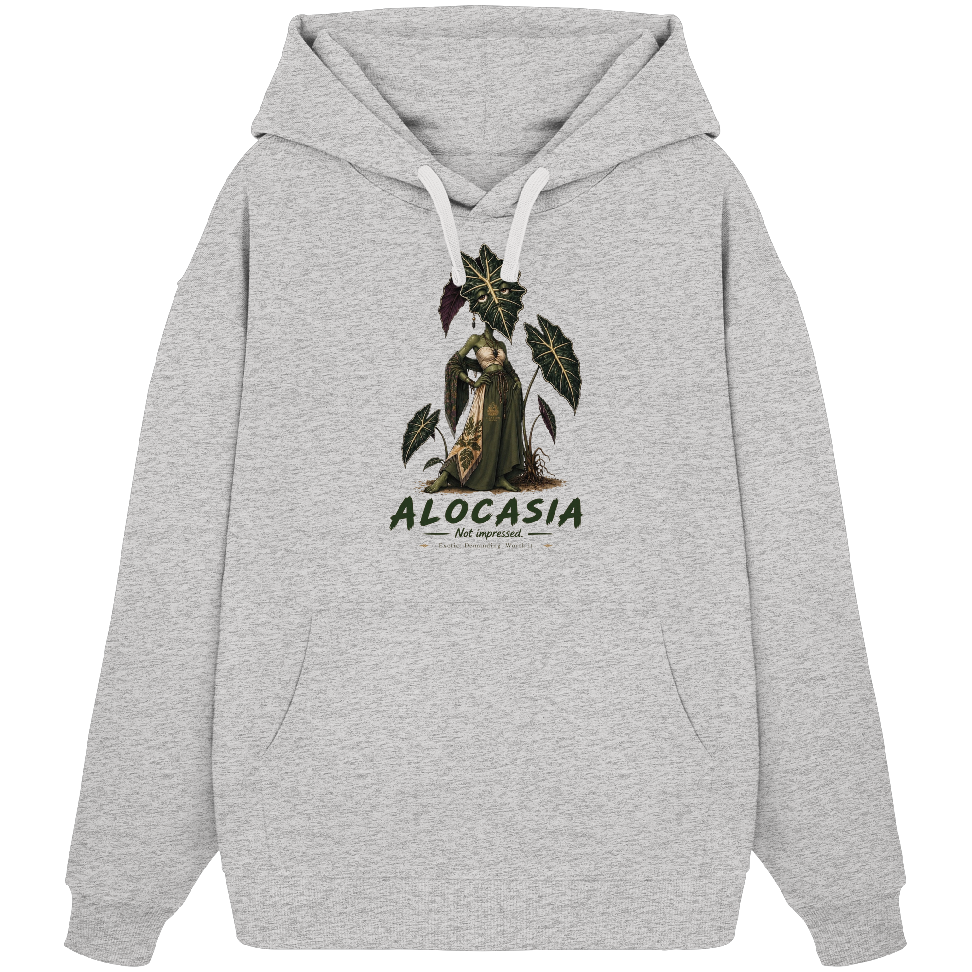 Vivarium Somnia - Alocasia Shirt - Organic Oversize Hoodie