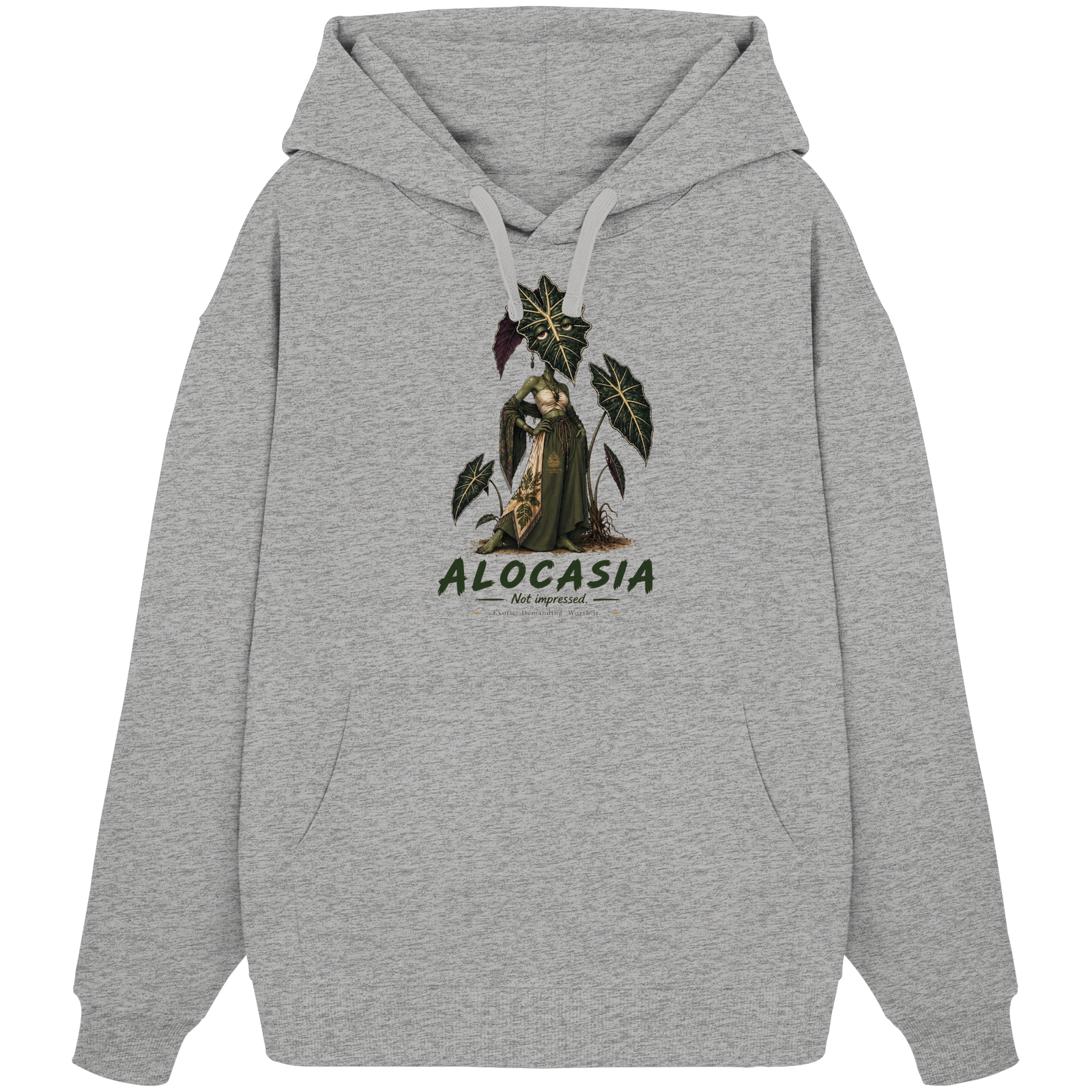 Vivarium Somnia - Alocasia Shirt - Organic Oversize Hoodie