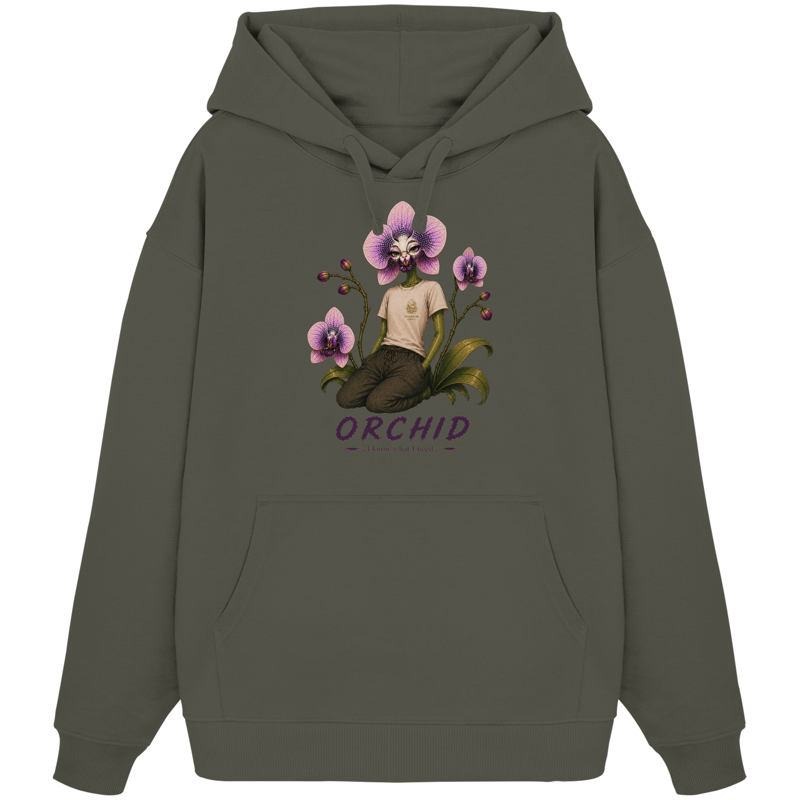 Vivarium Somnia - Orchid Shirt - Organic Oversize Hoodie