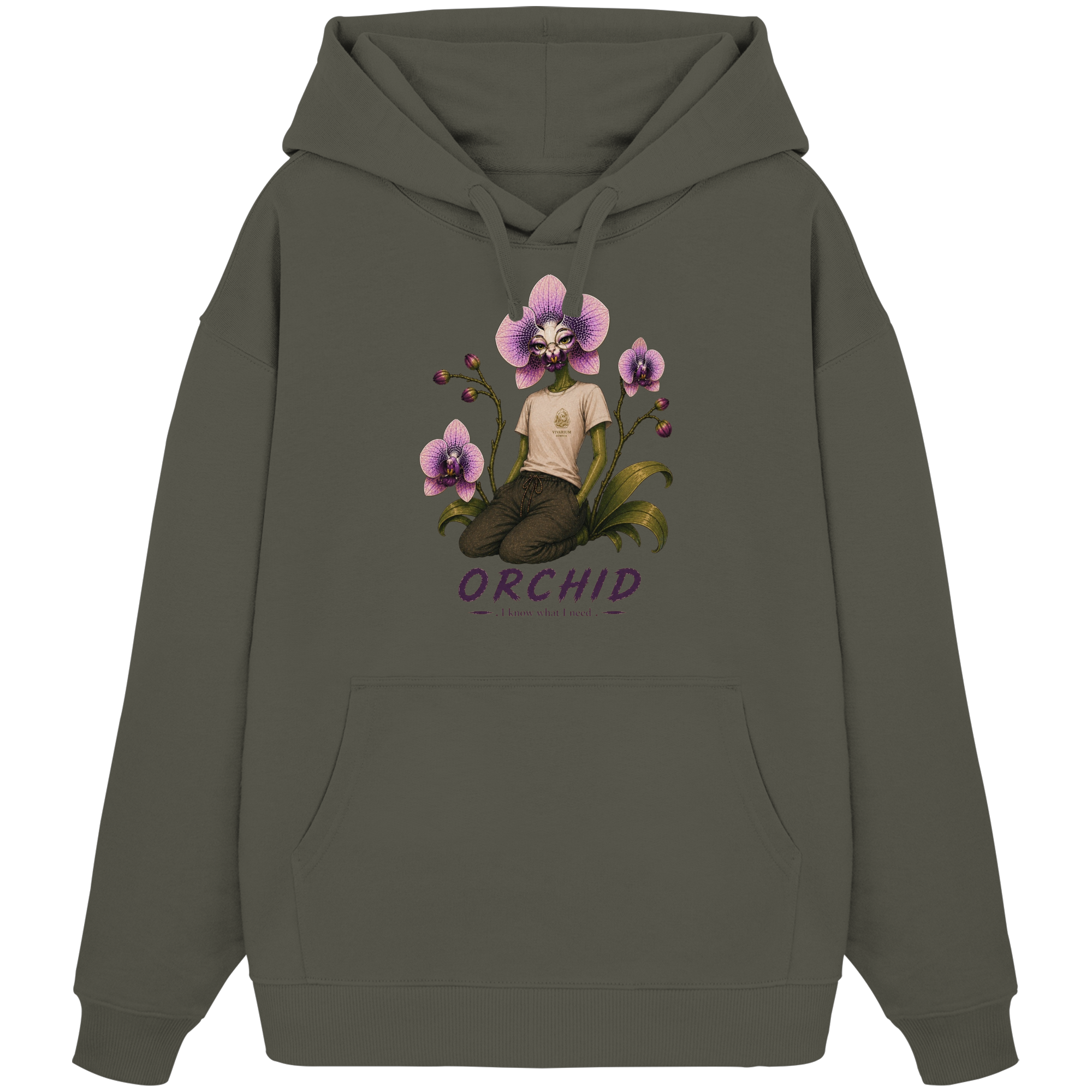 Vivarium Somnia - Orchid Shirt - Organic Oversize Hoodie