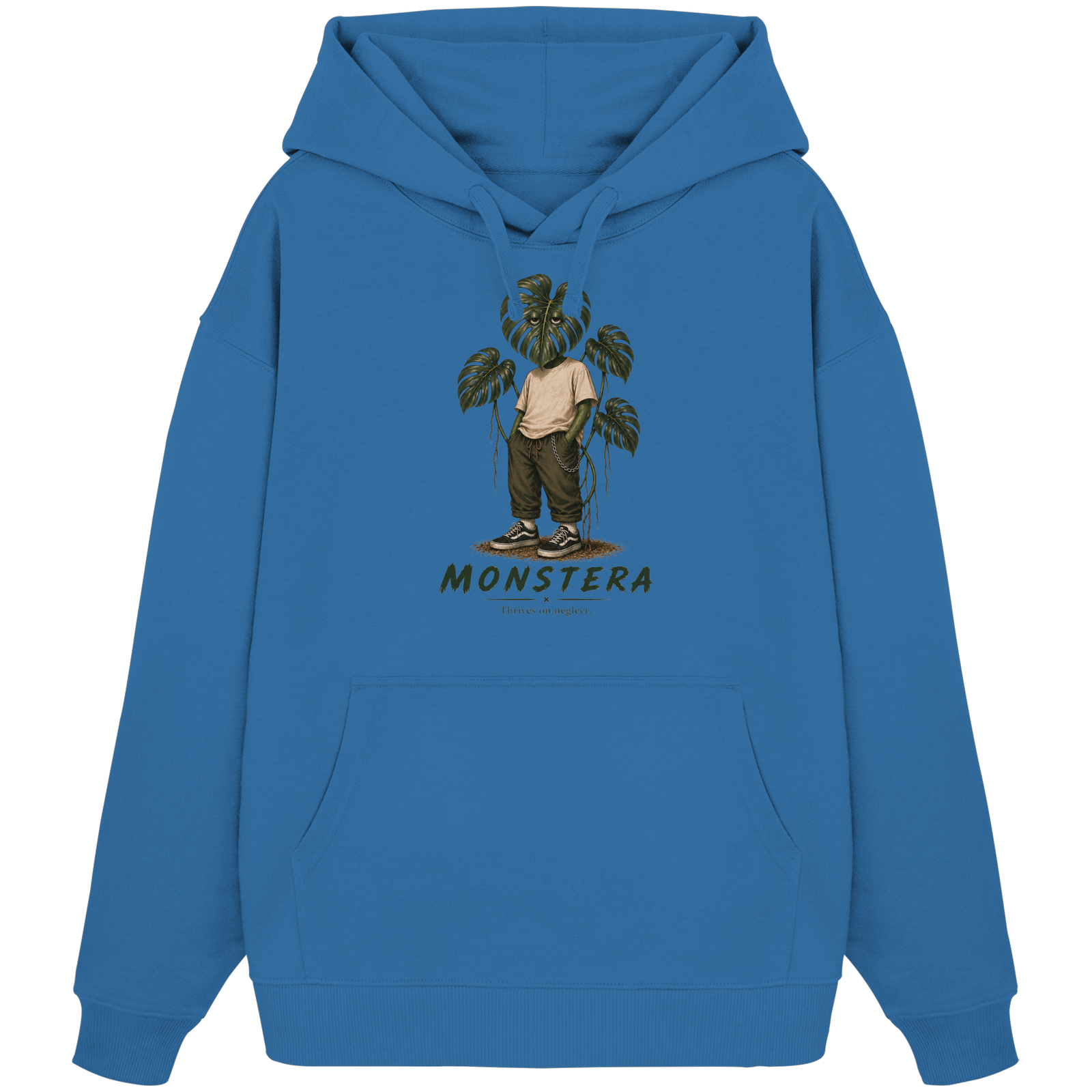 Vivarium Somnia - Monstera Shirt - Organic Oversize Hoodie