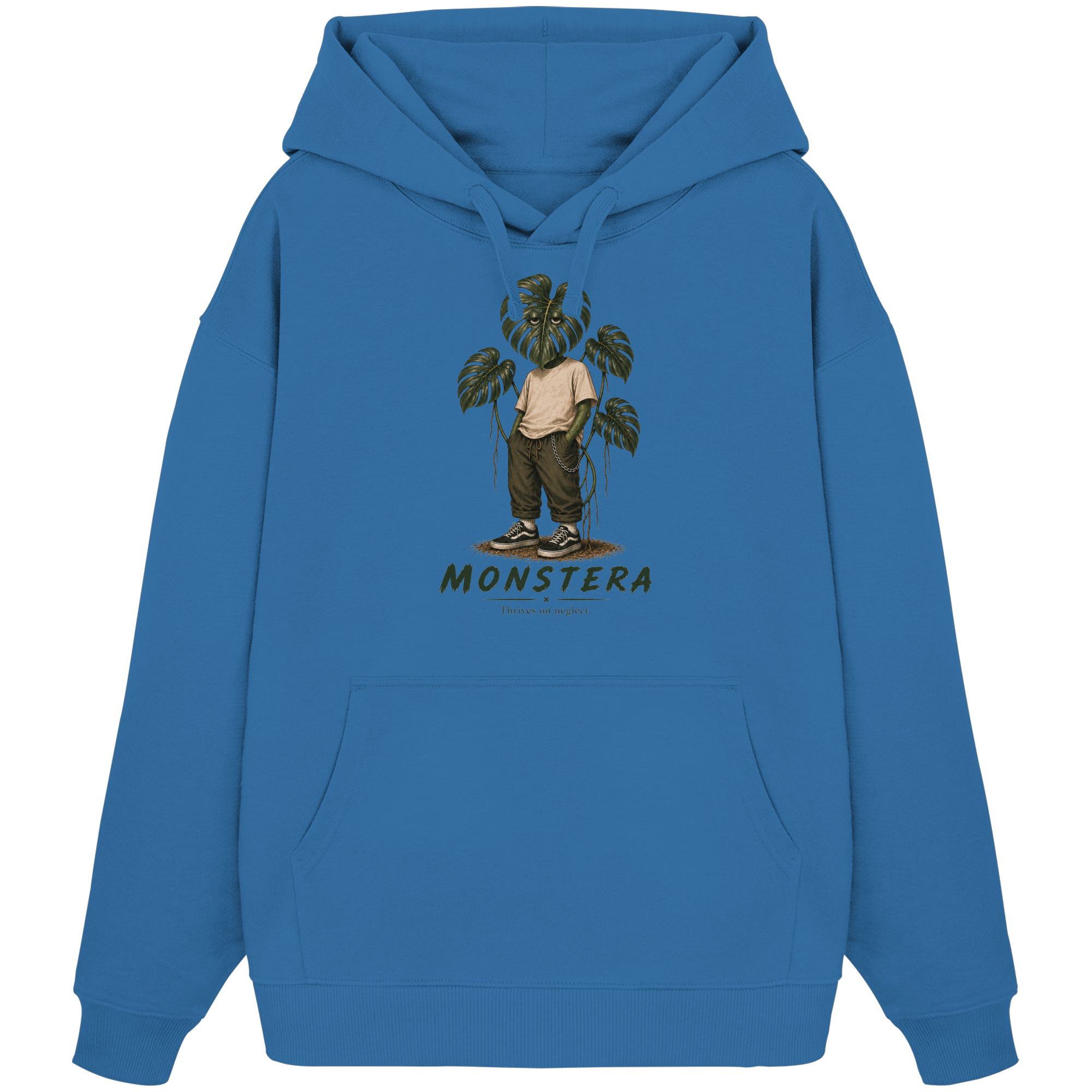Vivarium Somnia - Monstera Shirt - Organic Oversize Hoodie