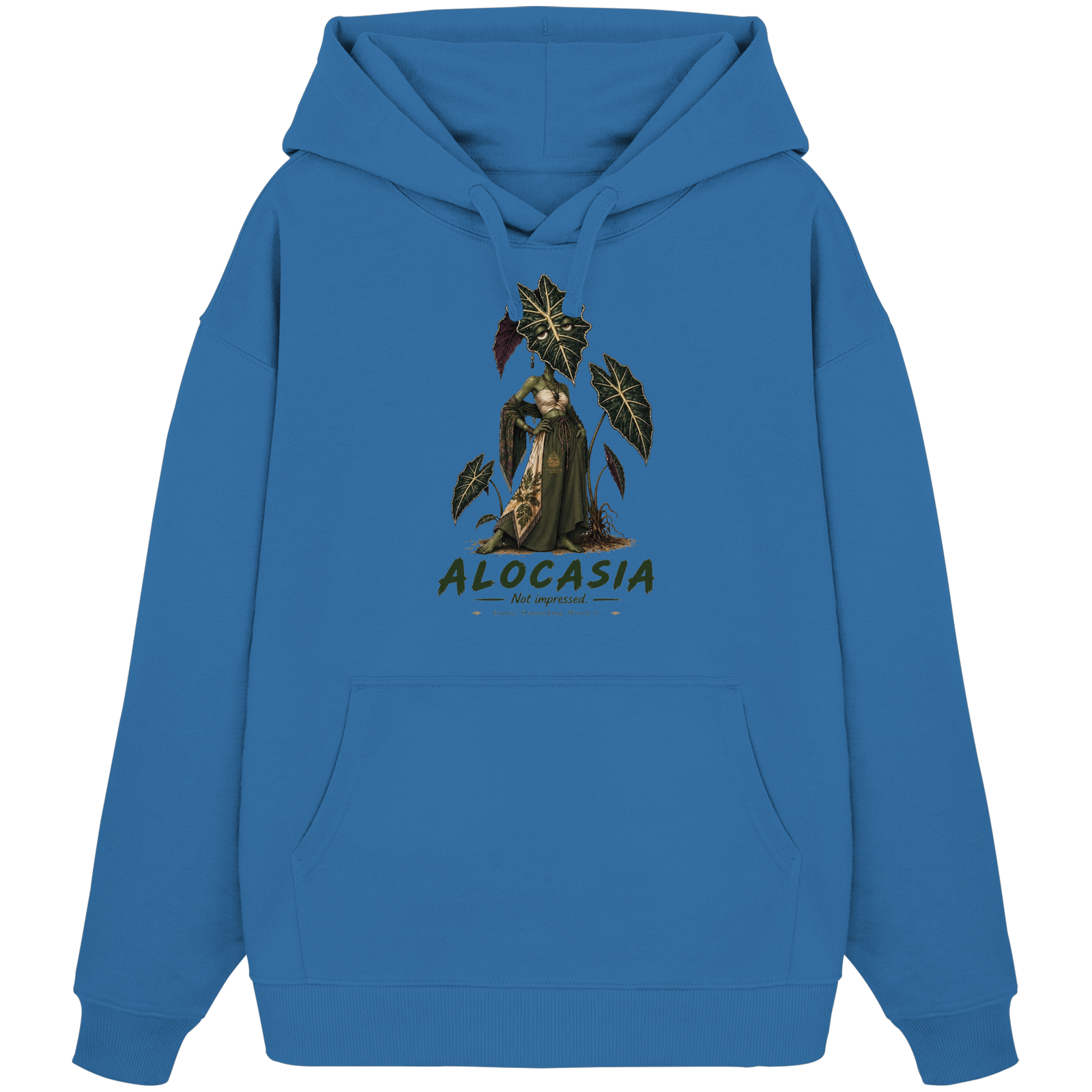 Vivarium Somnia - Alocasia Shirt - Organic Oversize Hoodie