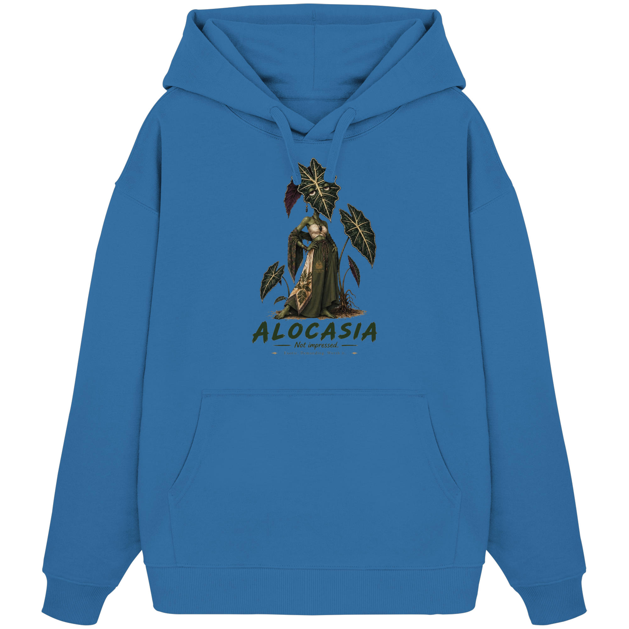 Vivarium Somnia - Alocasia Shirt - Organic Oversize Hoodie