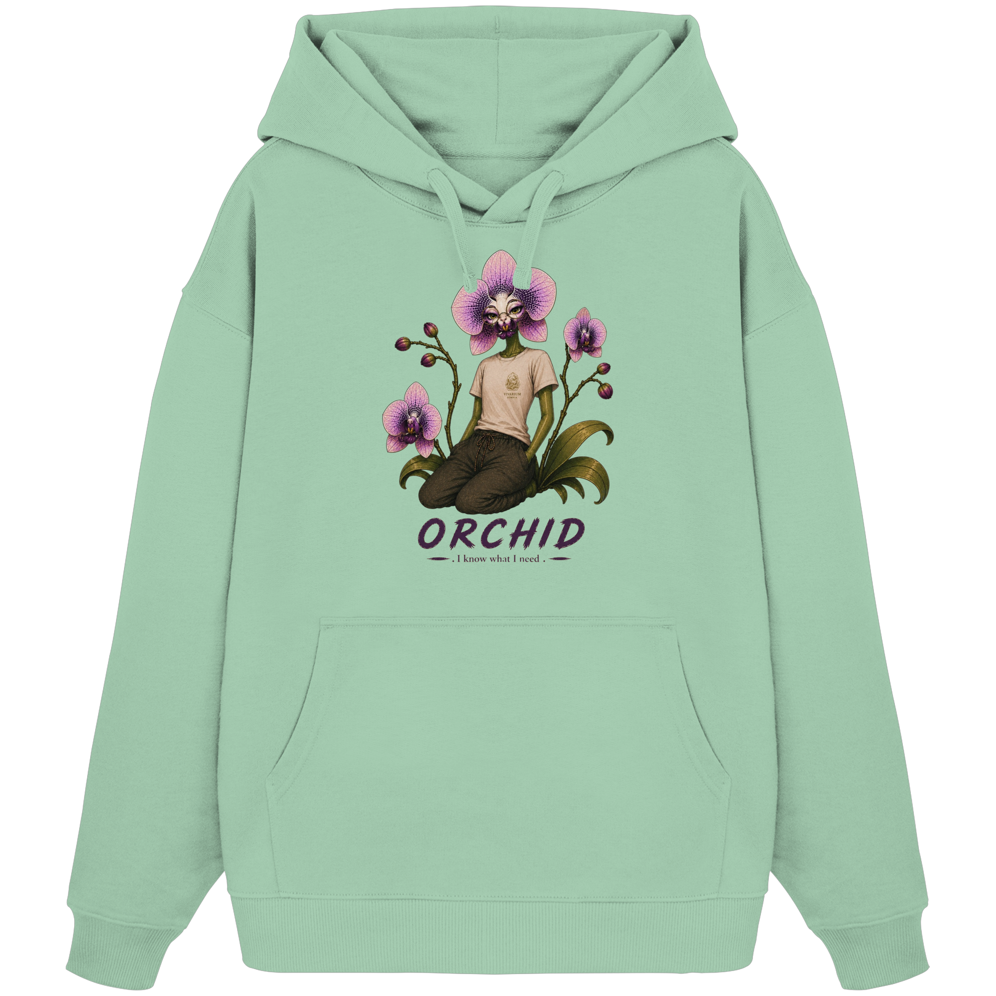 Vivarium Somnia - Orchid Shirt - Organic Oversize Hoodie