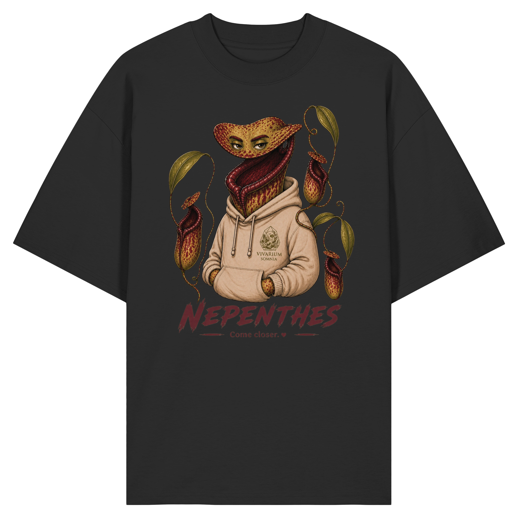 Vivarium Somnia - Nepenthes Shirts - Organic Oversize Shirt