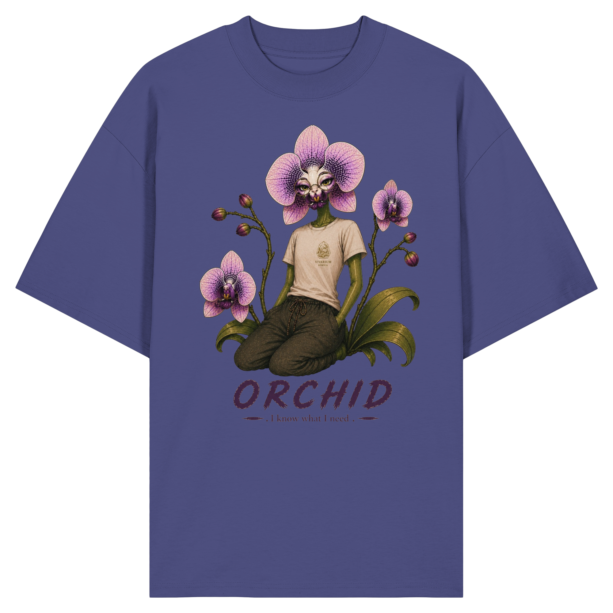 Vivarium Somnia - Orchid Shirt - Organic Oversize Shirt