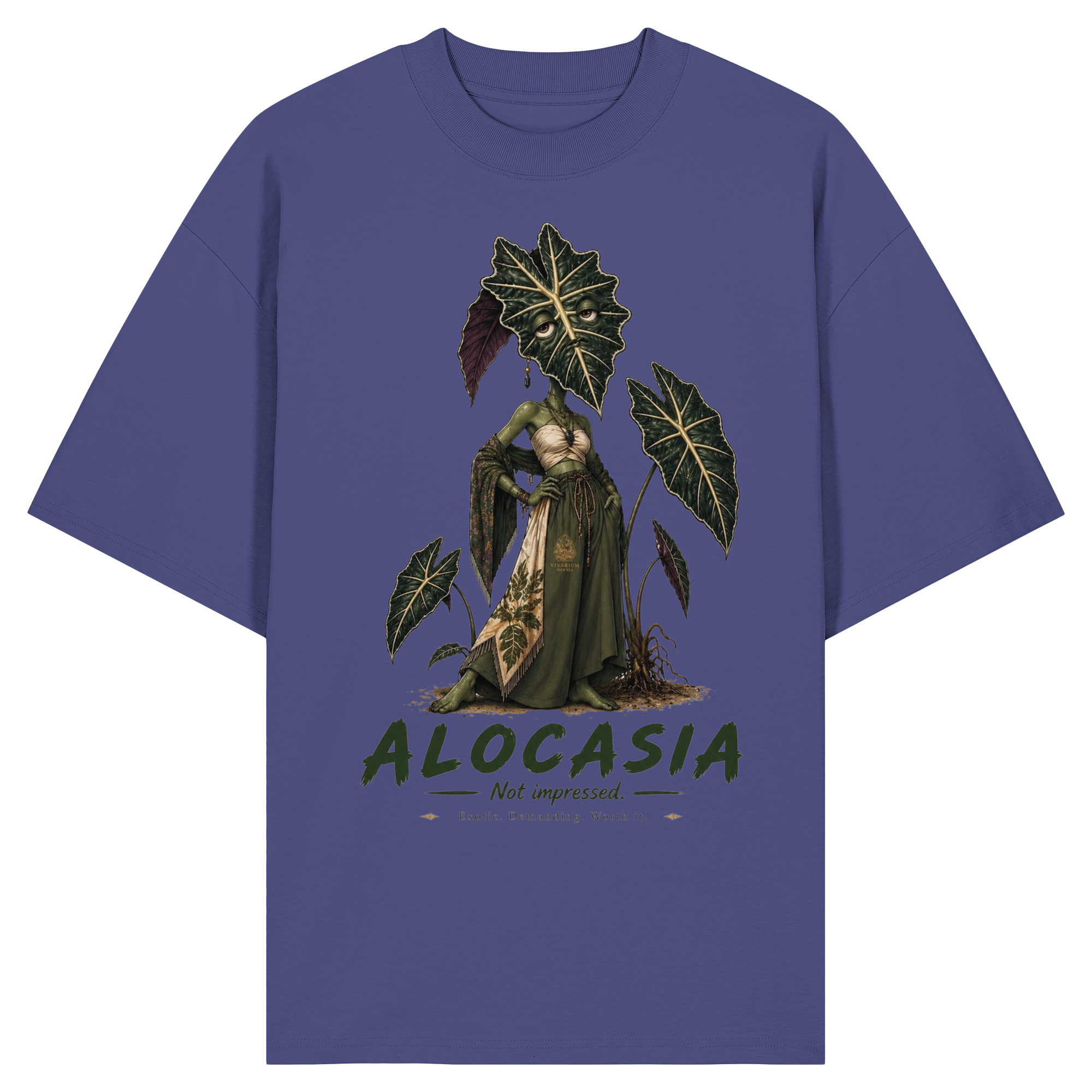 Vivarium Somnia - Alocasia Shirt - Organic Oversize Shirt