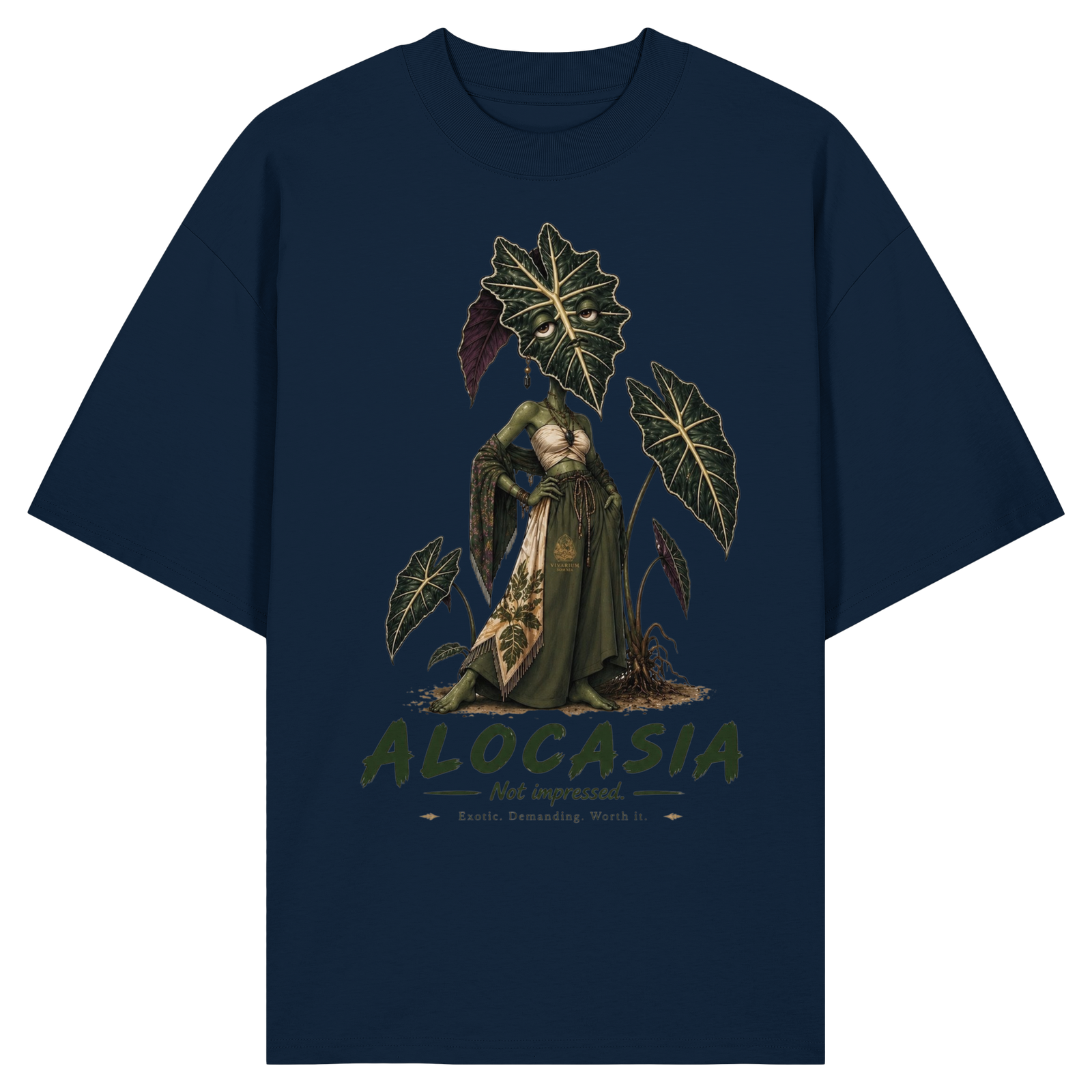 Vivarium Somnia - Alocasia Shirt - Organic Oversize Shirt