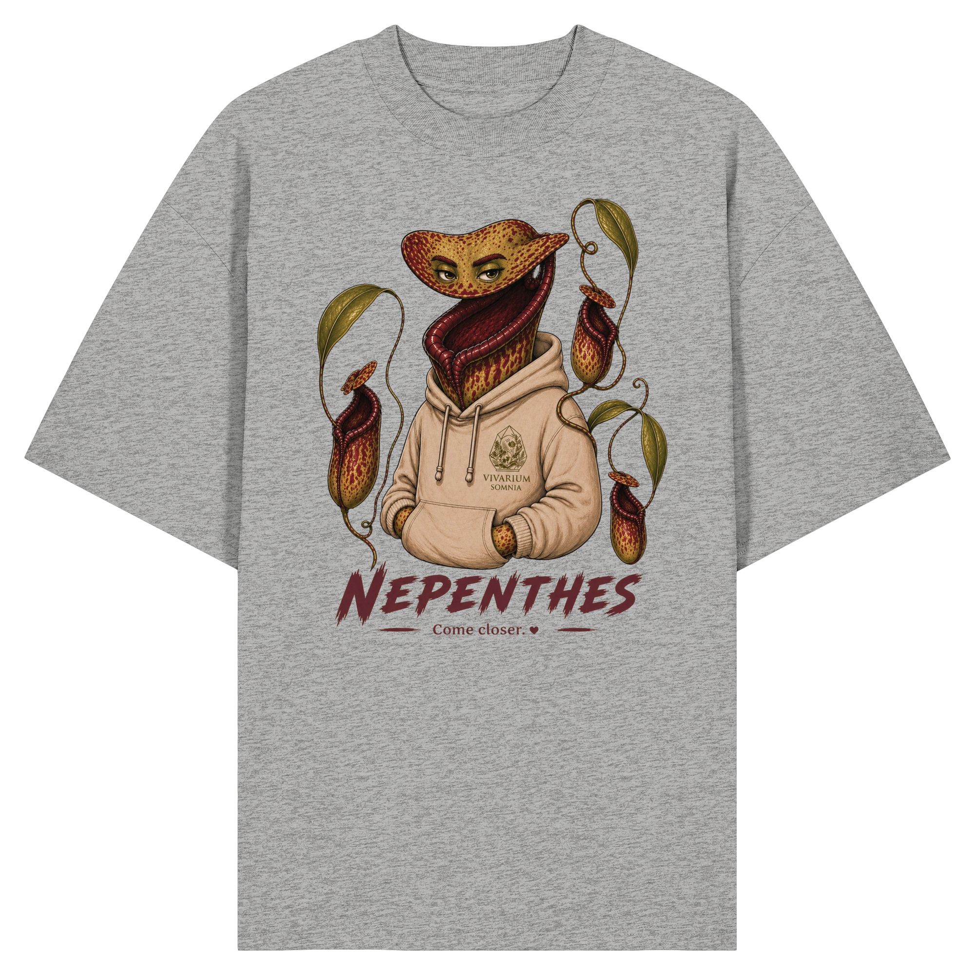 Vivarium Somnia - Nepenthes Shirts - Organic Oversize Shirt