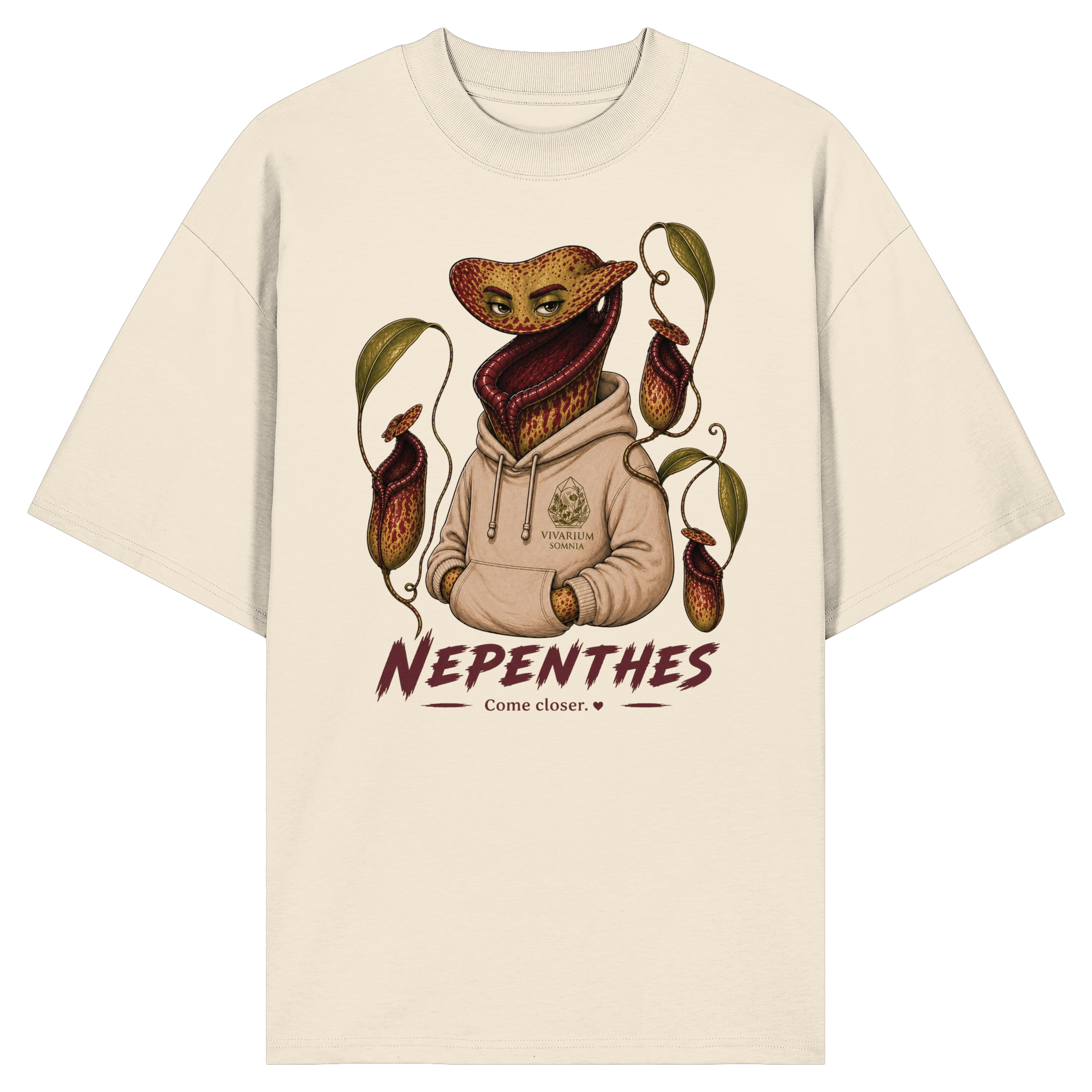 Vivarium Somnia - Nepenthes Shirts - Organic Oversize Shirt