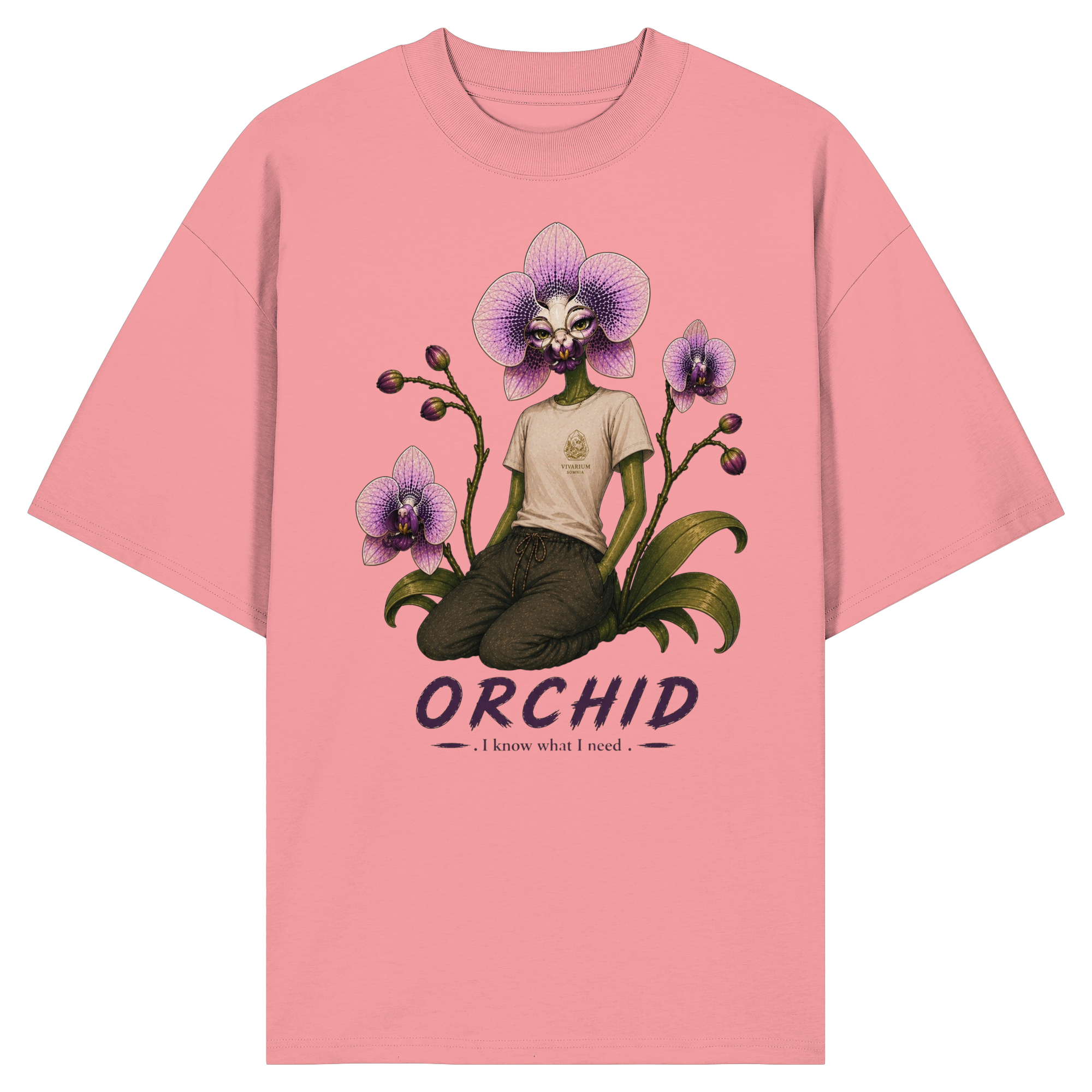 Vivarium Somnia - Orchid Shirt - Organic Oversize Shirt