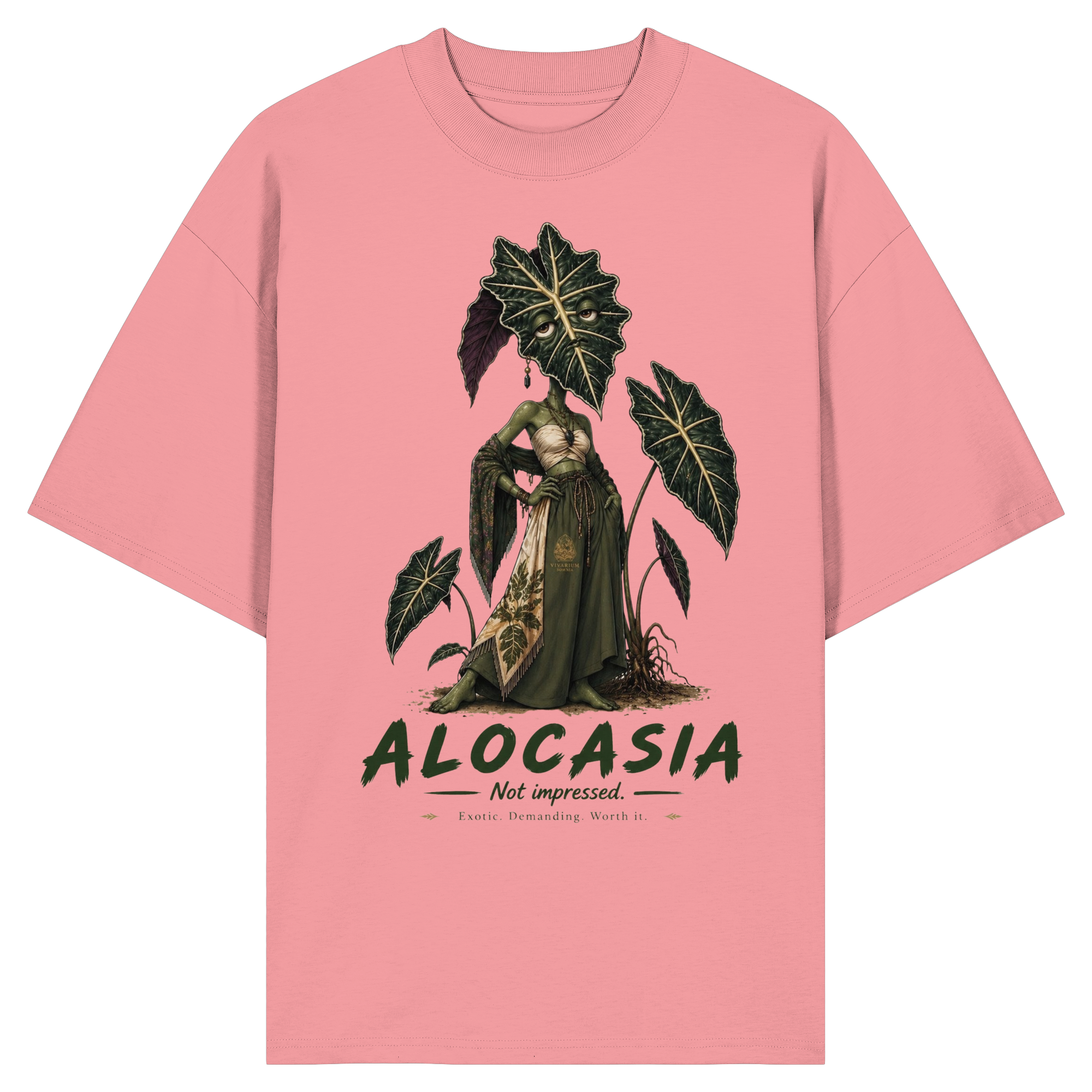 Vivarium Somnia - Alocasia Shirt - Organic Oversize Shirt