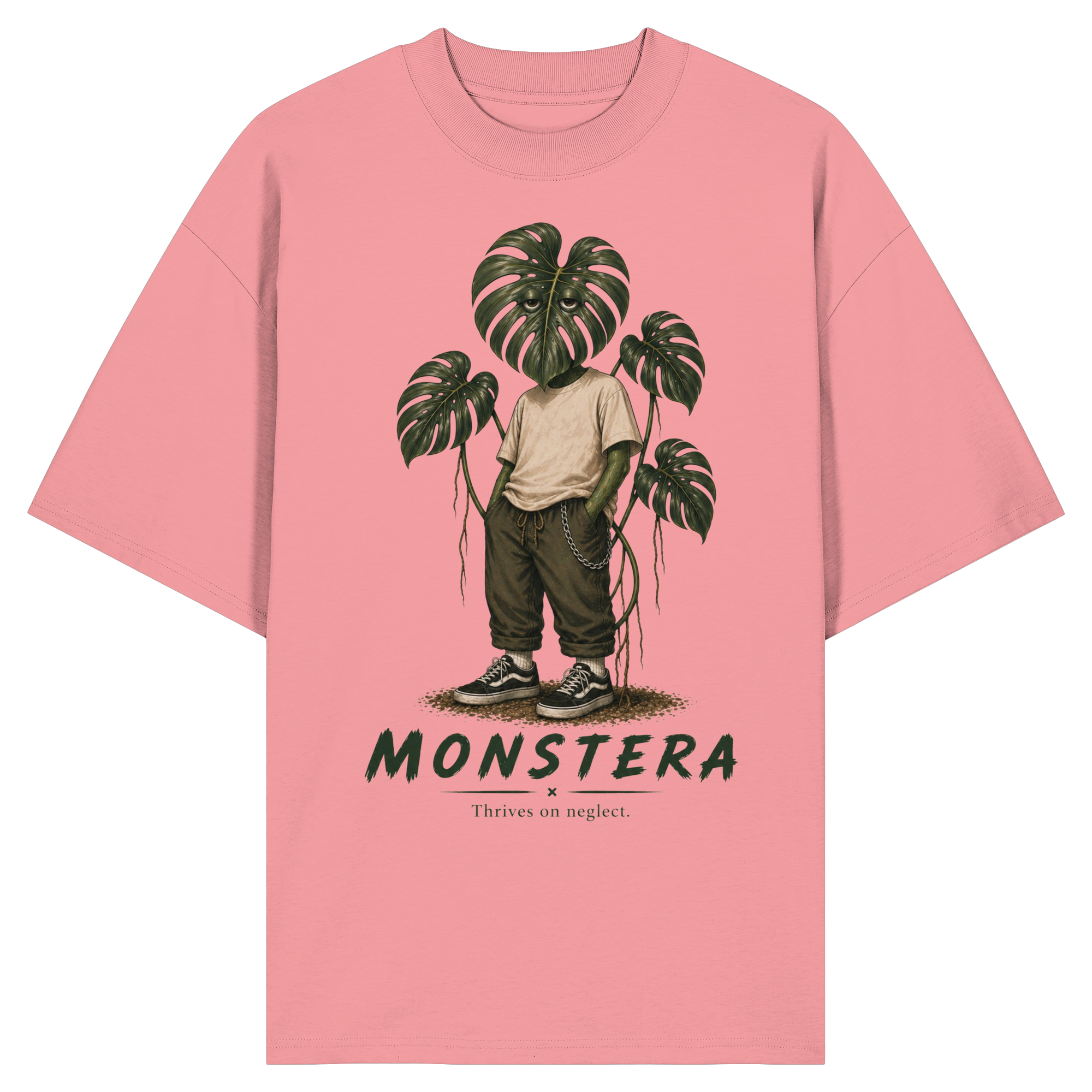 Vivarium Somnia - Monstera Shirt - Organic Oversize Shirt