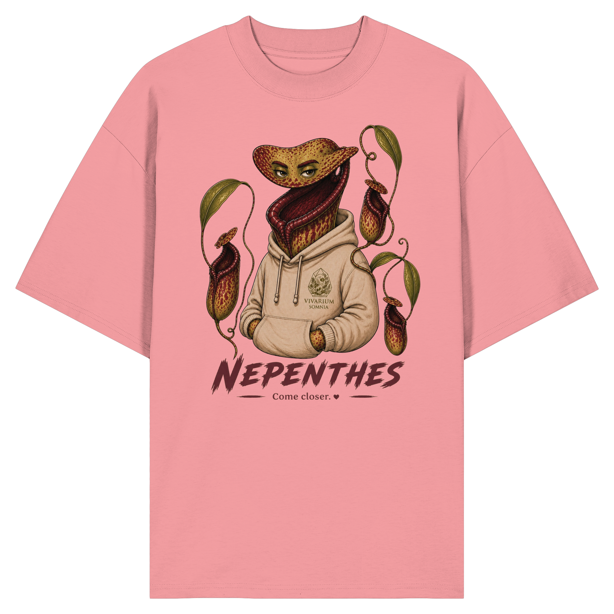 Vivarium Somnia - Nepenthes Shirts - Organic Oversize Shirt