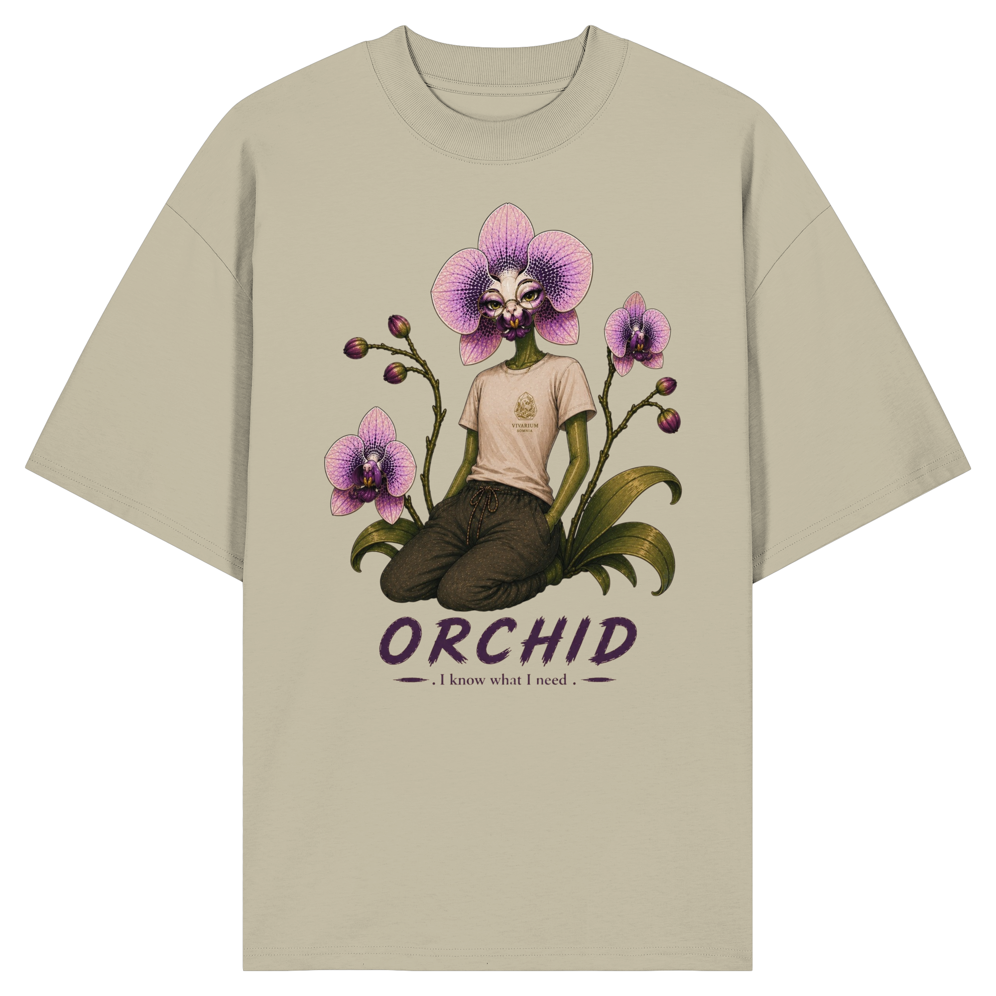 Vivarium Somnia - Orchid Shirt - Organic Oversize Shirt