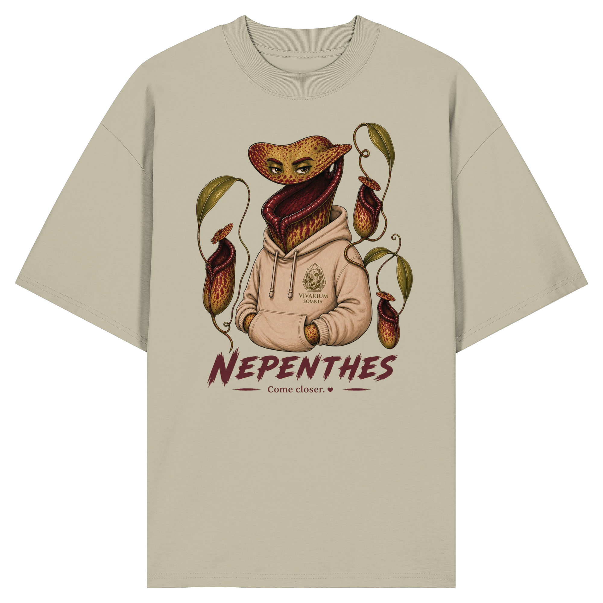 Vivarium Somnia - Nepenthes Shirts - Organic Oversize Shirt