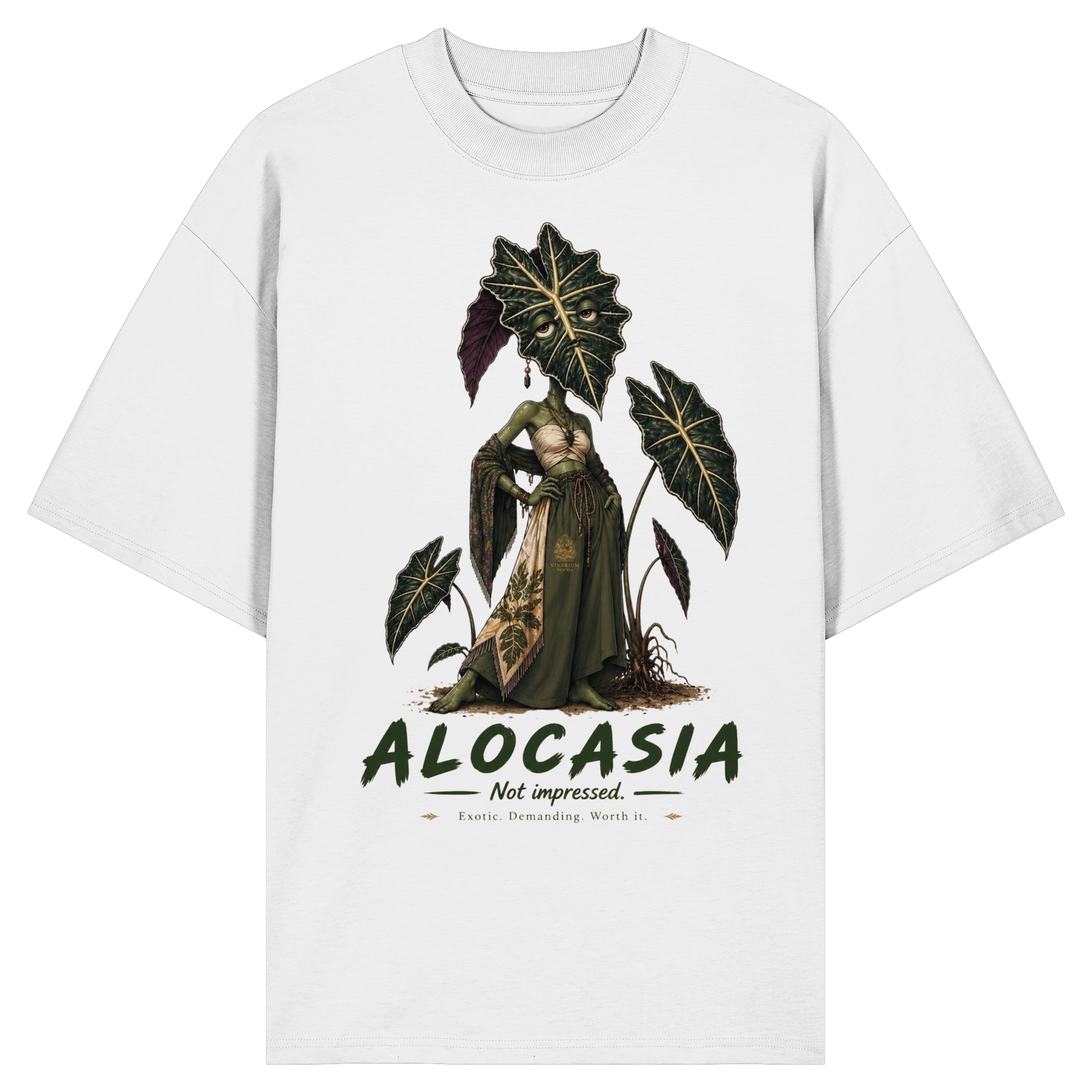 Vivarium Somnia - Alocasia Shirt - Organic Oversize Shirt