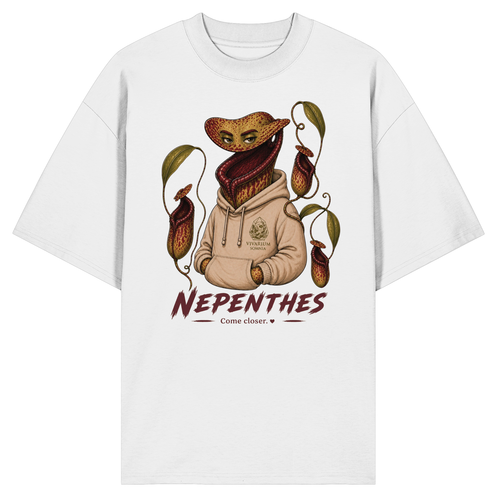 Vivarium Somnia - Nepenthes Shirts - Organic Oversize Shirt